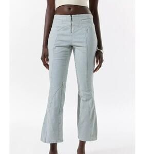 Urban Outfitters Silence + Noise Toni Moto Flare Pants in Railroad Stripe 4